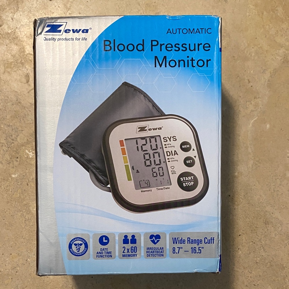 Zewa Blood Pressure Monitor with Cuff
